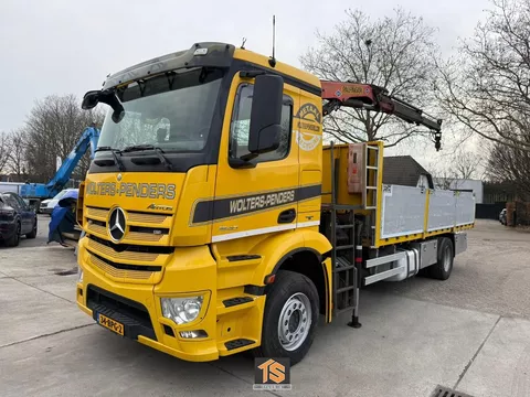 Mercedes-Benz ANTOS EURO 6 - AUTOMATIC - KRAN/CRANE/KRAAN PALFINGER PK 9501 + REMOTE CONTROL - NL TRUCK - TOP! TS799023