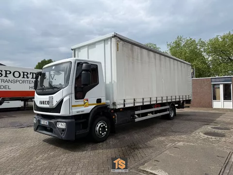 Iveco EUROCARGO 120 190 MANUAL - ORIGINAL KM! - PRITSCHE PLANE/CURTAIN/SCHUIFZEIL - EURO 6 - TOP! TS681489