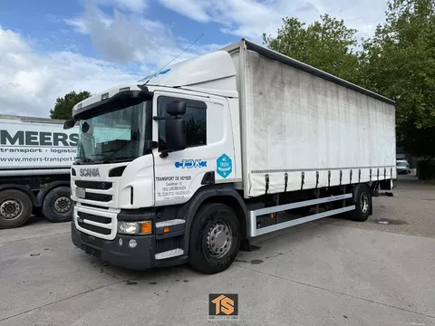 Scania P 280 19 TON - EURO 6 - AUTOMATIC - SCHUIFZEIL/CURTAIN - BELGIUM TRUCK - KEURING/TUV 07/2026 - TOP! TS428655