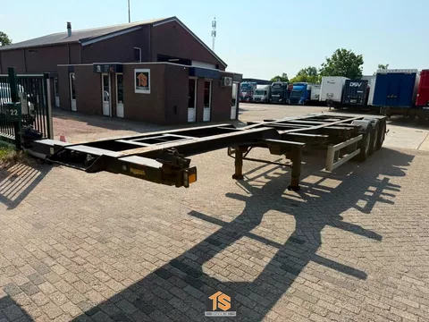 HFR SB24 CONTAINER MULTI CHASSIS 20/30/40/45 FT. - BPW DISC - 1X EXTENDABLE - BELGIUM TRAILER TS001613