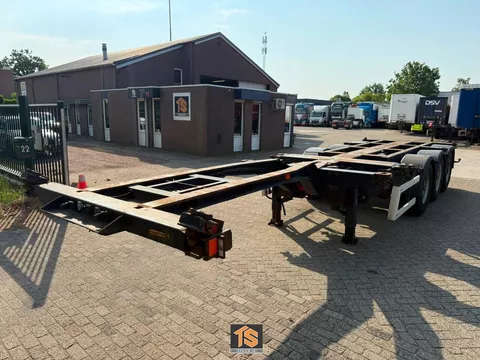 HFR SB24 CONTAINER MULTI CHASSIS 20/30/40/45 FT. - BPW DISC - 2X EXTENDABLE - BELGIUM TRAILER TS001926