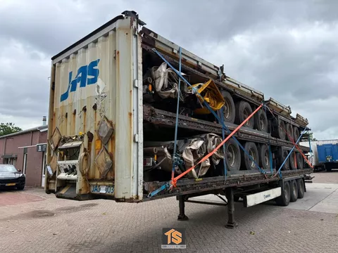Krone SD CURTAINSIDER BPW - DRUM BRAKES - STACK 5X! - TOP!! TT722594-A