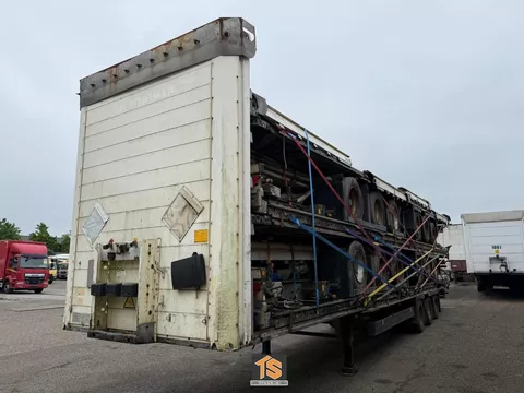 Schmitz Cargobull 06 V L N STACK 5X - CURTAIN/PRITSCHE PLANE/SCHUIFZEIL - MEGA - DRUM BRAKE - TOP! TS170369-A