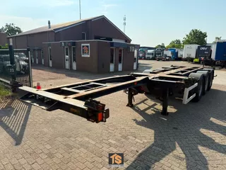 HFR SB24 CONTAINER MULTI CHASSIS 20/30/40/45 FT. - BPW DISC - 2X EXTENDABLE - BELGIUM TRAILER TS001926