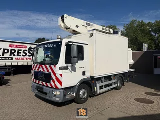 MAN TGL 12.180 4X2 BL VERSALIFT 15 METER - MANUAL - EURO 5 - BELGIUM TRUCK - TOP!! TS241613