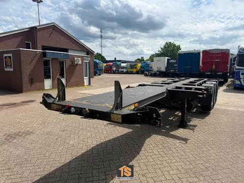 D-Tec FT-43-03V CONTAINER MULTI CHASSIS 2X20/30/40/45 FT. - BPW DRUM BRAKES - 3X EXTENDABLE - BELGIUM TRAILER - TOP! TS103622