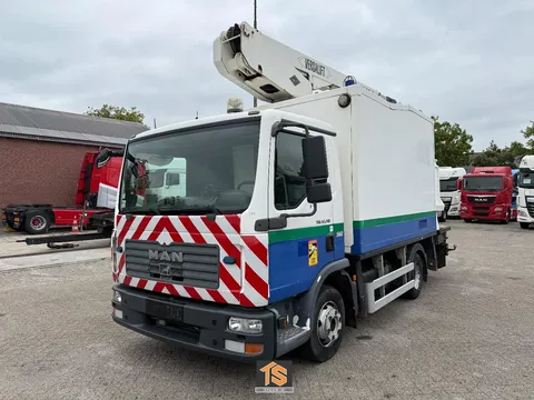 MAN TGL 12.210 EURO 5 - MANUAL - VERSALIFT VST-237-NF HEIGHT 14 M - BELGIUM TRUCK - TOP! TS215056