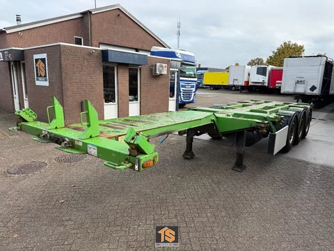 D-Tec FT-43-03V 20/30/40/45ft. - MULTICHASSIS - 2x EXTENDABLE - APK/TUV 04/2026 - BELGIUM TRAILER - TOP! TS103267