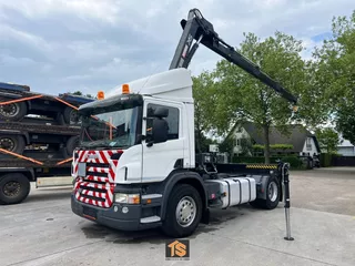 Scania P 380 EURO 4 - AUTOMATIC - KRAN/CRANE HIAB 16T/M - ORIGINAL KM! - BELGIUM TRUCK - TOP TOP TOP!!! TS119266