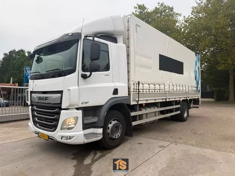 DAF CF 260 FA 19 TON - SCHUIFZEIL/GARDINEN - APK/TUV 12/2026 - NL TRUCK - TOP! TS332999