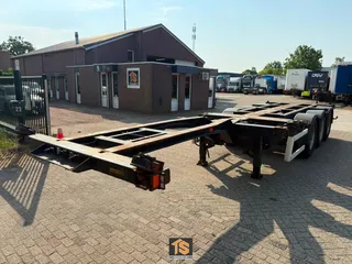 HFR SB24 CONTAINER MULTI CHASSIS 20/30/40/45 FT. - BPW DISC - 2X EXTENDABLE - BELGIUM TRAILER TS001926